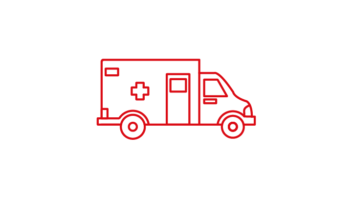 Event Medical Services can offer medical transport from the port